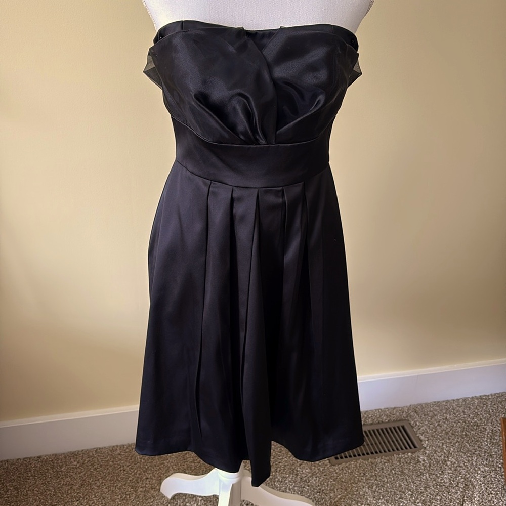 Black WHBM Cocktail Party Prom Wedding Guest Dress Size 2